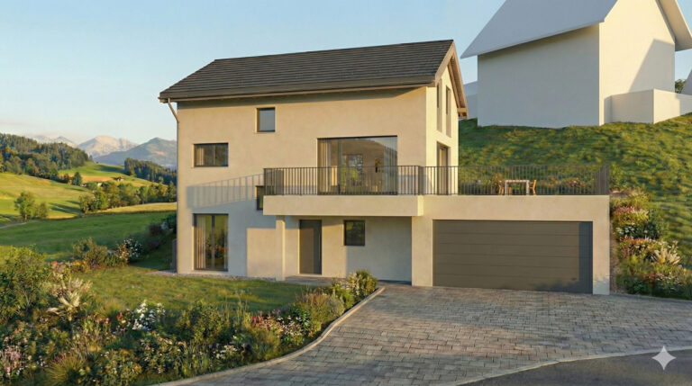 Modern new-build detached house in Heimiswil, Canton of Bern